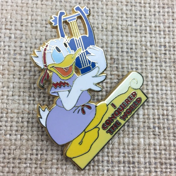 Downtown Disney I Conquered The World Daisy Duck Pin