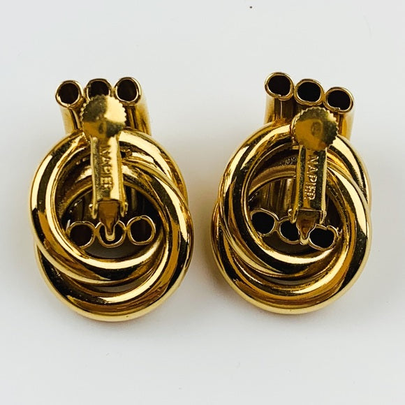 Vintage Napier Clip On Screwback Earrings