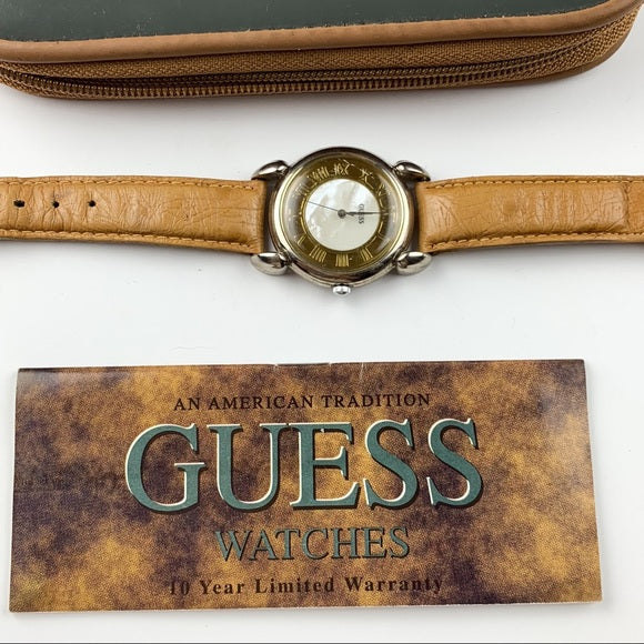 Vintage 90’s Guess Leather Watch