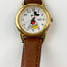Disney Lorus Quartz Mickey Mouse Leather Watch