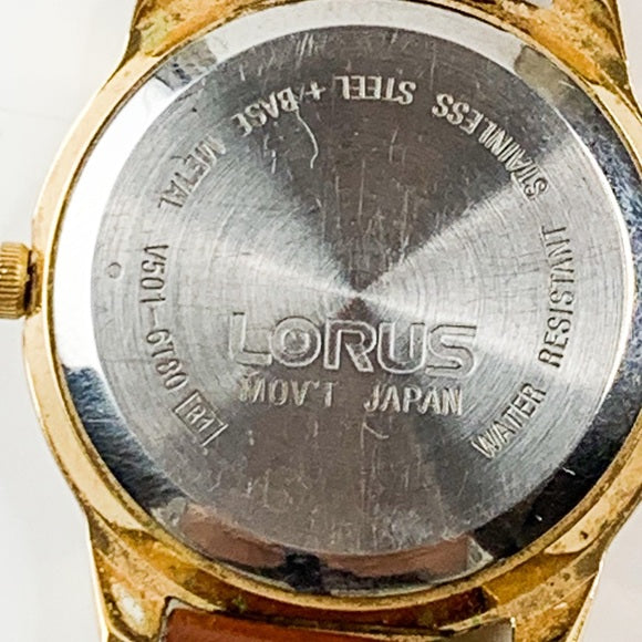 Disney Lorus Quartz Mickey Mouse Leather Watch