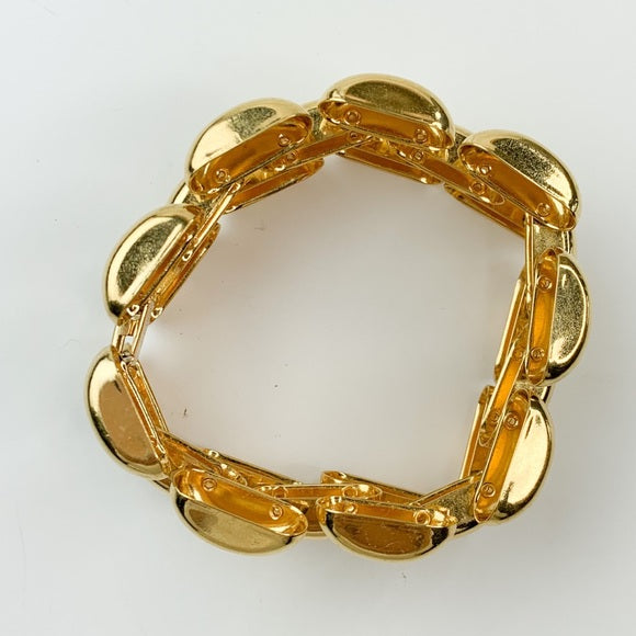 Vintage Napier Link Gold Tone Bracelet