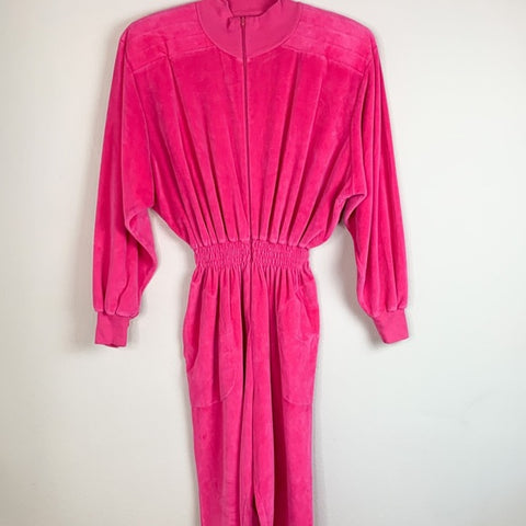 Vintage Neiman Marcus Felt Jumpsuit