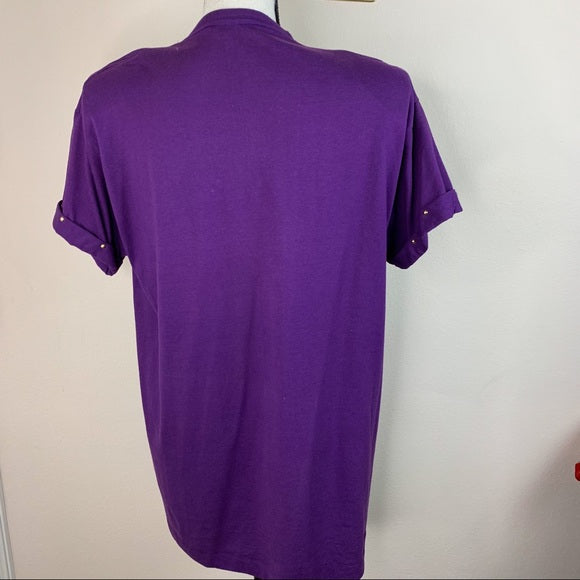 Vintage Philip Noel Leather Embellished Shirt