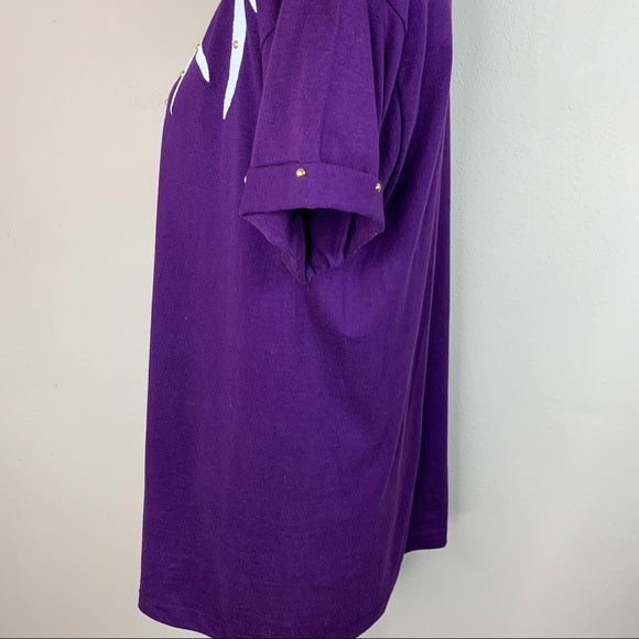 Vintage Philip Noel Leather Embellished Shirt