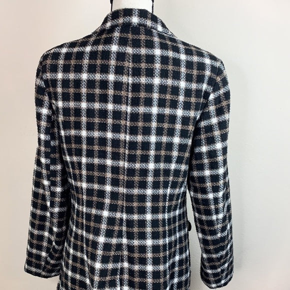 Vintage Pierre Cardin Paris Blazer Tartan Plaid Jacket
