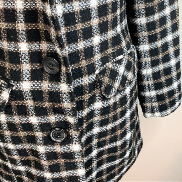 Vintage Pierre Cardin Paris Blazer Tartan Plaid Jacket