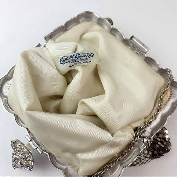 Vintage Mesh Whiting & Davis Bag