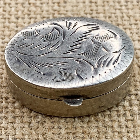 925 Sterling Silver Trinket Storage Hinged Box