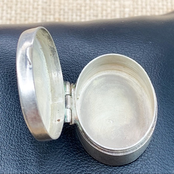 925 Sterling Silver Trinket Storage Hinged Box