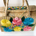 Vintage Large Woven Rattan Tote Beach Bag