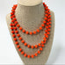 Vintage 1960’s Plastic Double Cone Necklace