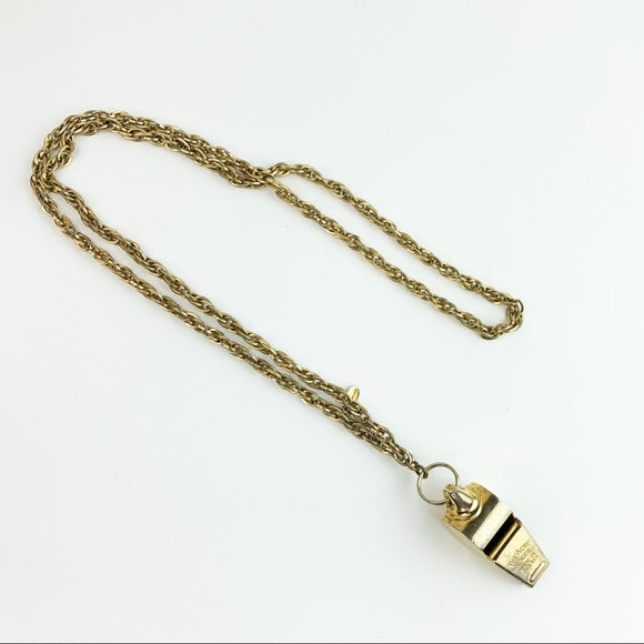 Vtg The Acme Thunder Bernard Link Chain Necklace