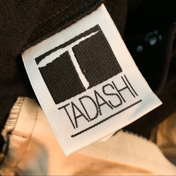 Vintage Tadashi Butterfly Sequin Patch Dress