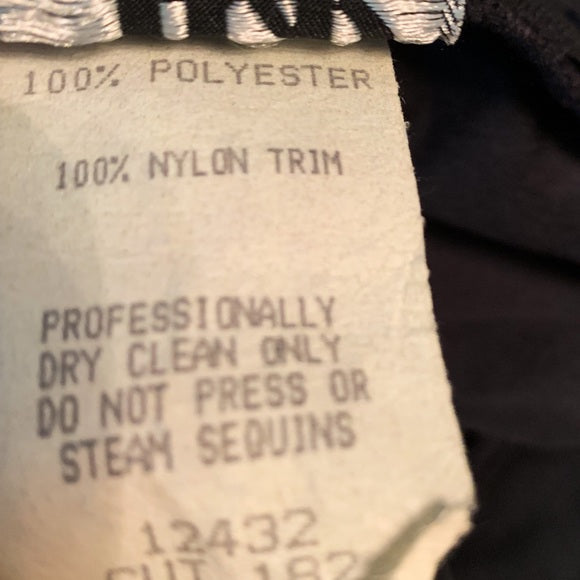 Vintage TD4 by Eletra Ruched Sleeve Party Dress