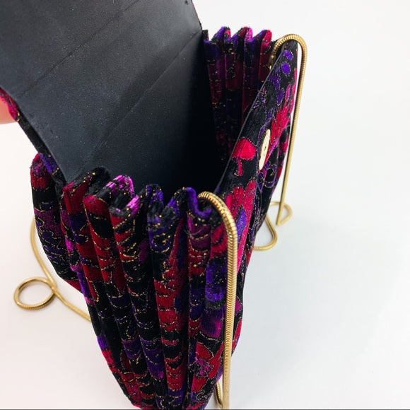 Vintage Rhinestone Bow Shoulder Crossbody Purse