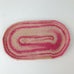 Dollhouse Miniature Oval Rug Pink 5"x3"