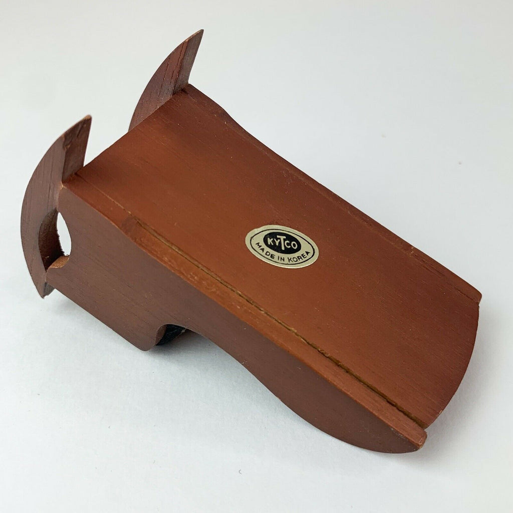 Vintage Dollhouse Miniature Wooden Wood Bench Rocking Chair Seat KYTCO