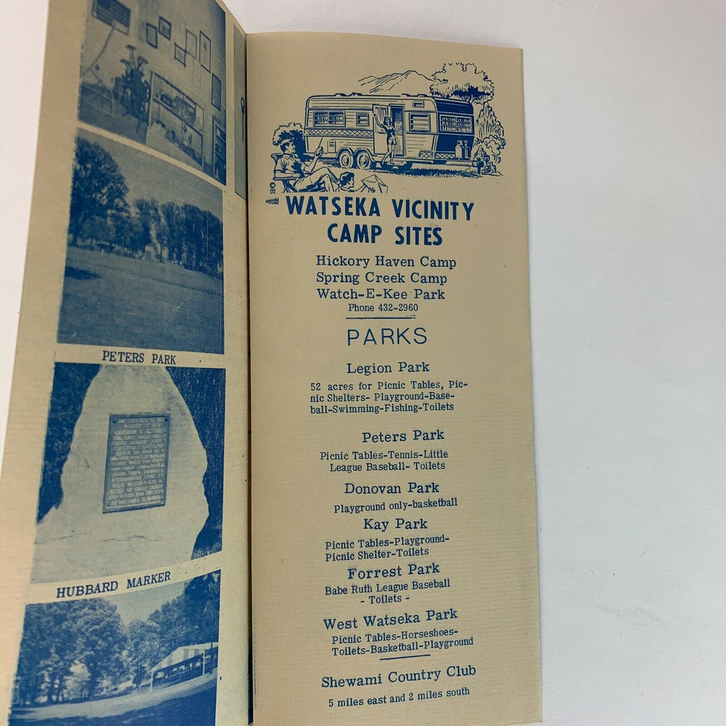 Watseka Illinois Iroquois County Historial Museum Paper Brochure