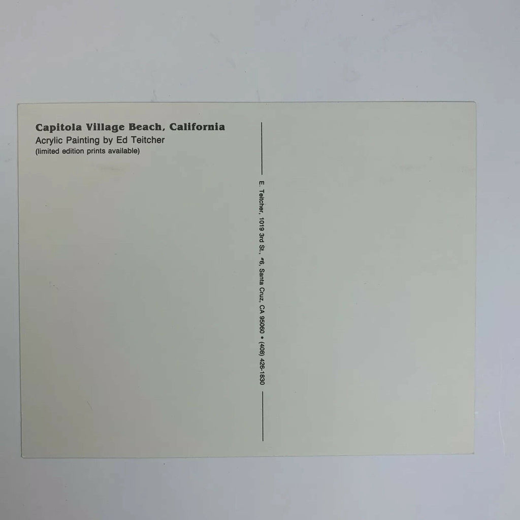 Capitola Village Beach California By The Sea Postcard