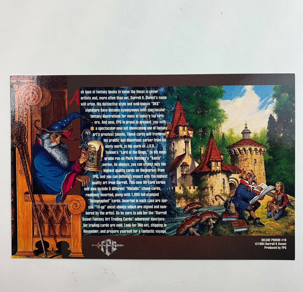 1994 FPG Deluxe #19 Darrel K Sweet Promo Card Fantasy Art Trading Card