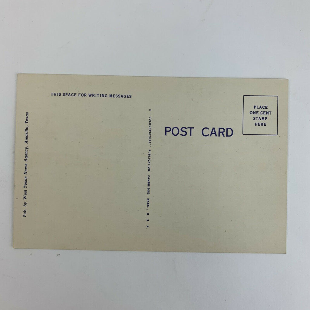 World's Largest Grain Elevators Amarillo Texas Tx Unposted Postcard