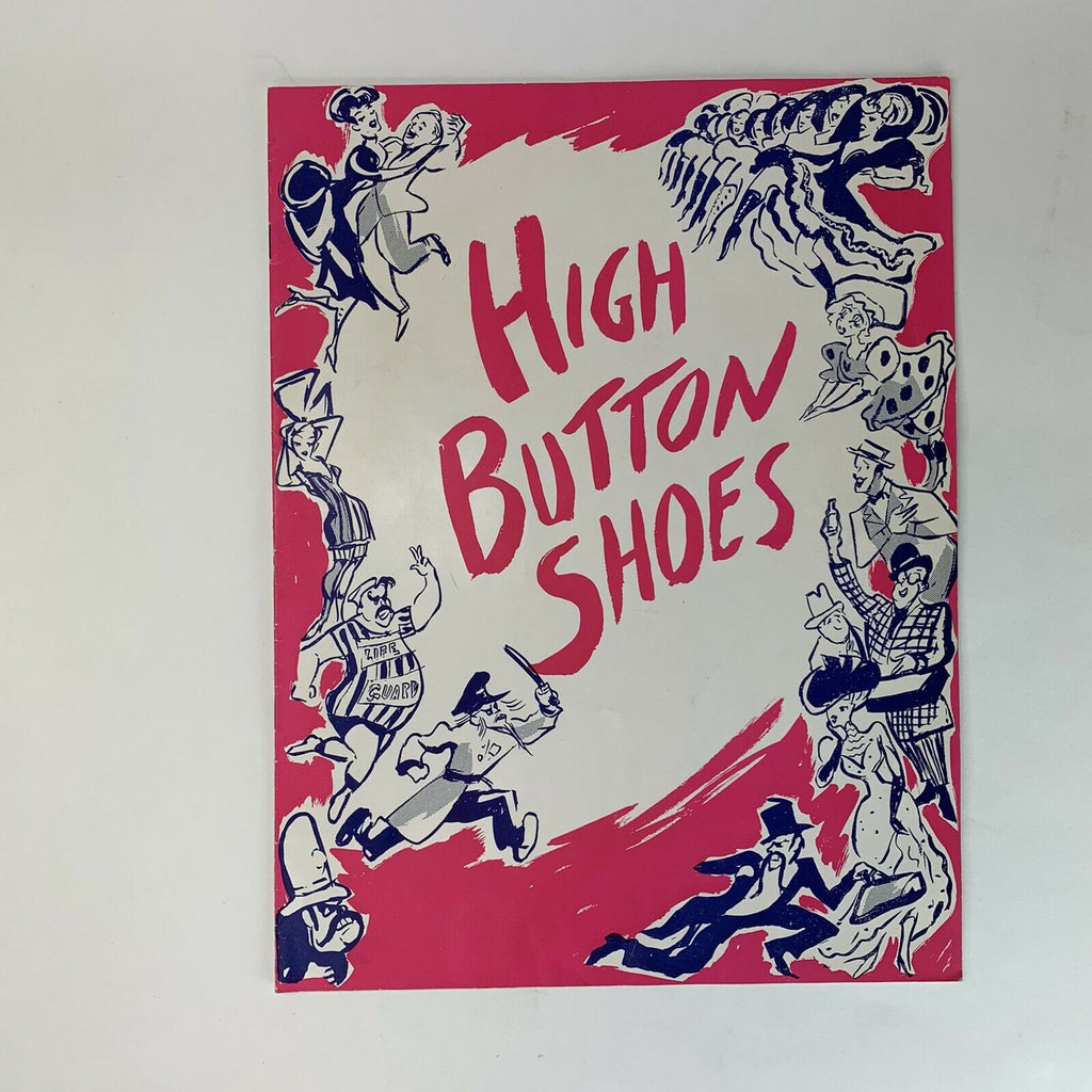 High Button Shoes Souvenir Program Eddie Foy Jr Jack Whiting Audrey Meadows