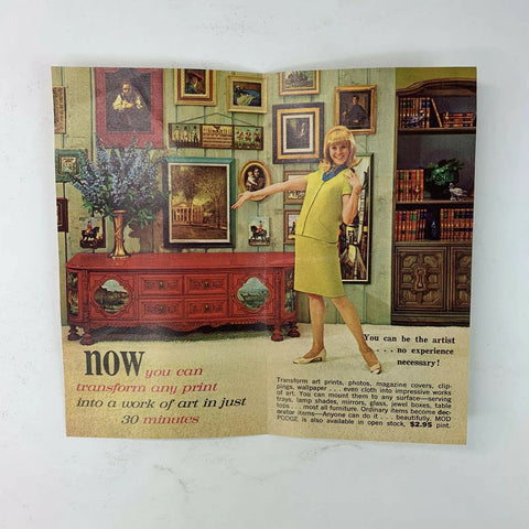 Vintage Paper Ad Mod-Podge by Magicolor