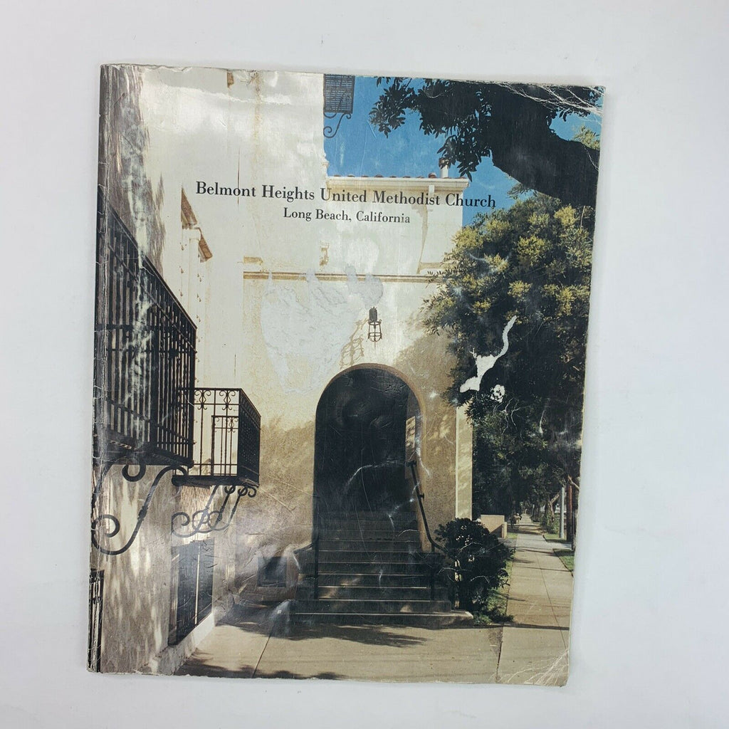 Belmont Heights United Methodist Church Directory 1987 Olan Mills Booklet Book