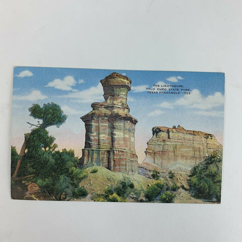 The Lighthouse at Palo Duro State Park Texas Postcard