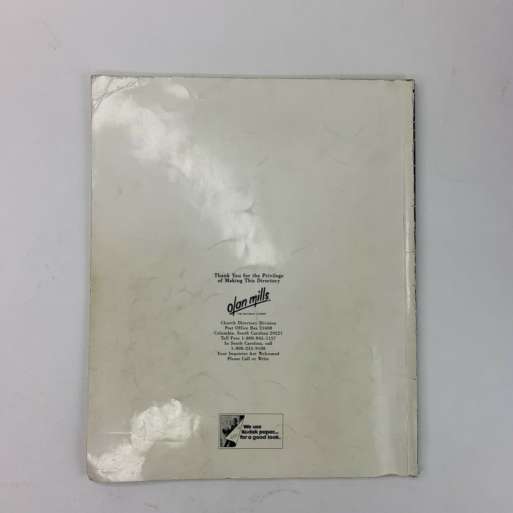 Belmont Heights United Methodist Church Directory 1987 Olan Mills Booklet Book