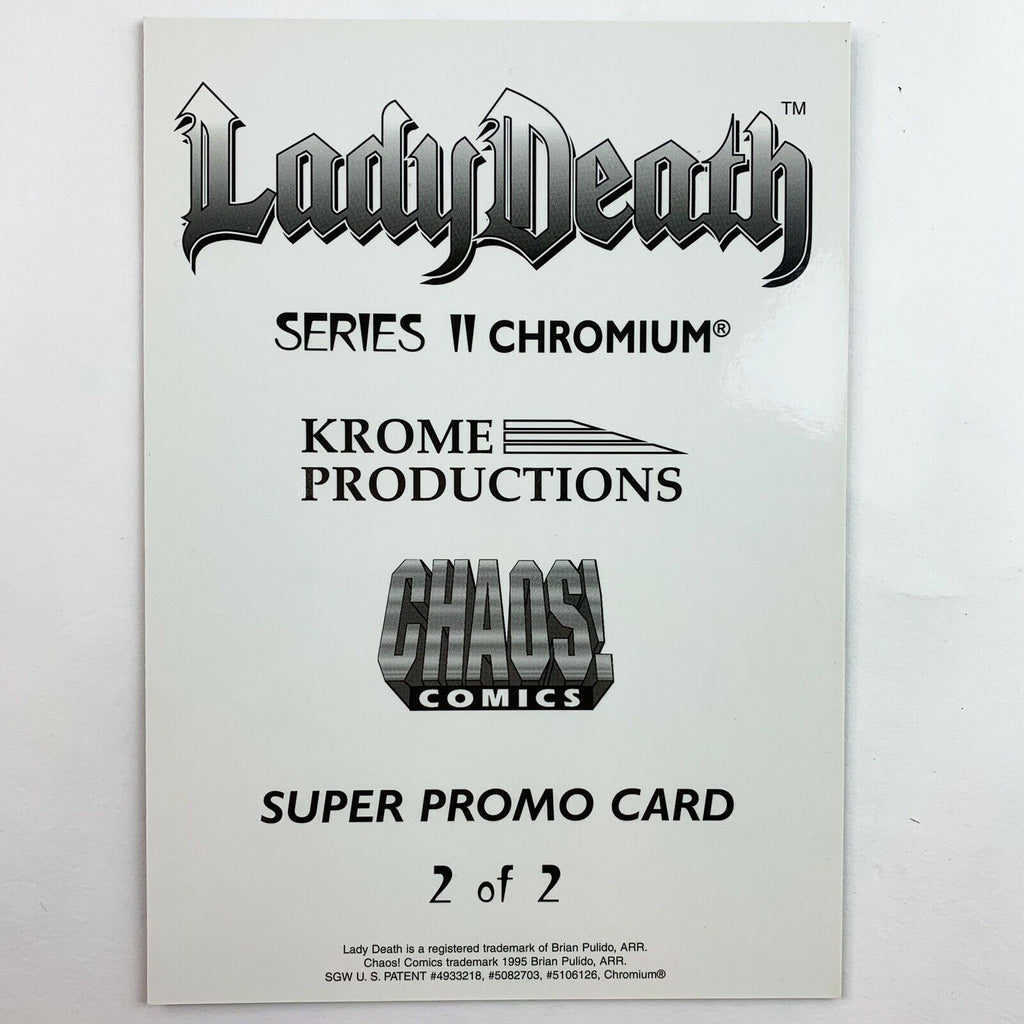 Lady Death Series 2 1995 Krome Productions Super Promo Card