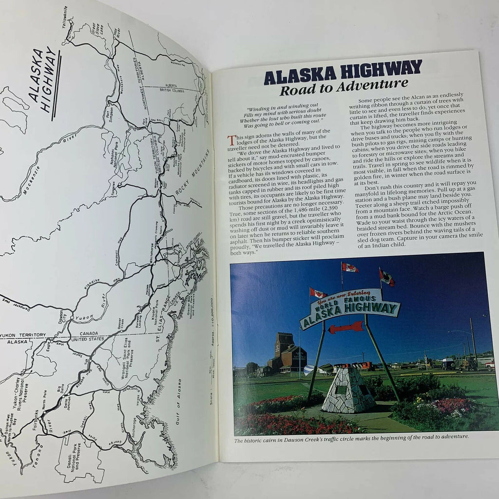 Alaska Highway Road to Adventure A Full Colour Viewbook 1988