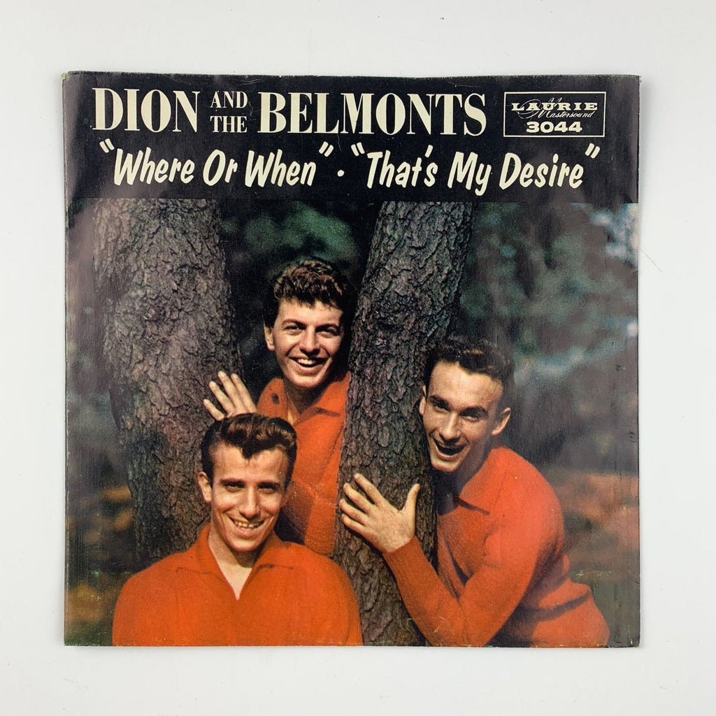 Vinyl Music Record Dion and the Belmonts Where or When - That's My Desire 3044