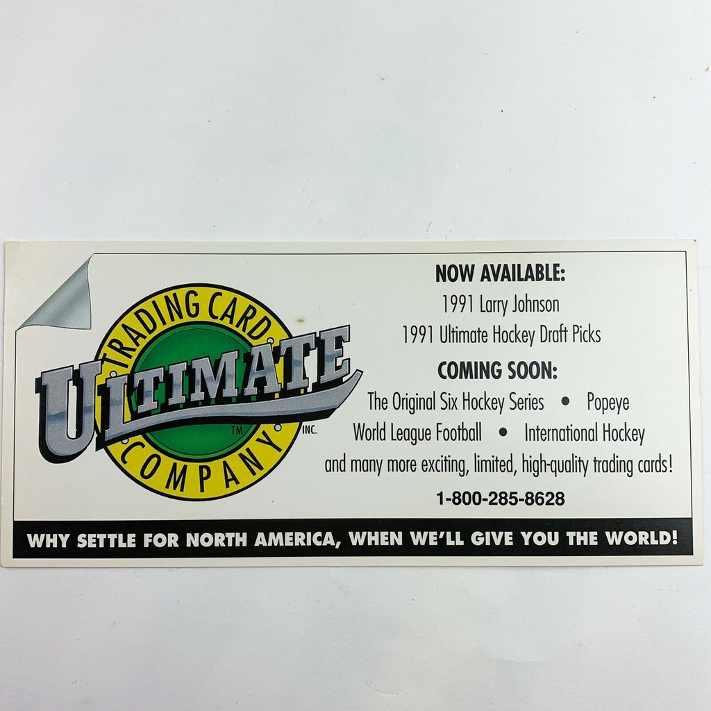 1991 Ultimate Promo Panels Dmitri Starostenko Bobby Hull Betty Boop Popeye Card