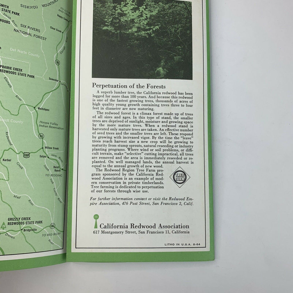 The Tall Trees Phamplet Guide to Parks in the Redwood Region of California