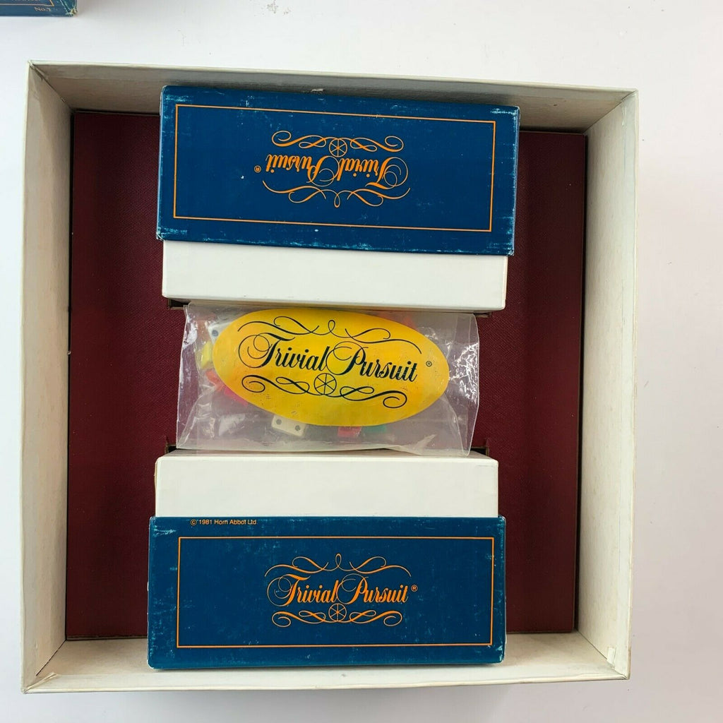 Vintage 1981Trivial Pursuit Master Game Genius Edition Trivia Board Game
