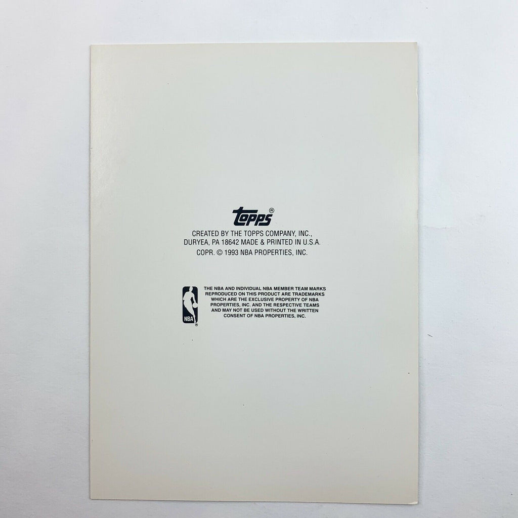 1993 Topps Archives Ralph Sampson NBA Basketball Rockets Master Photo 5 X7