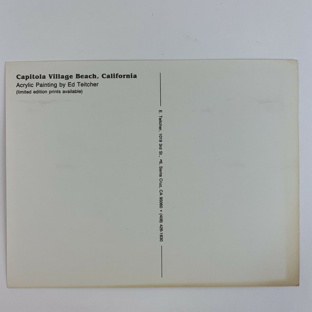 Capitola Village Beach California By The Sea Postcard