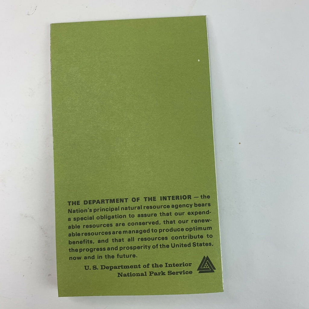 Vintage Yellowstone National Park Fold Out 1967 Map & Guide