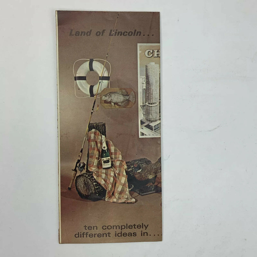 Travel Brochure 1960's Illinois Land of Lincoln 10 Travel Fun Ideas