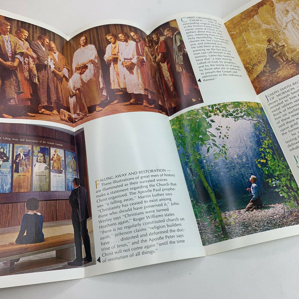 Visitors Center on Historic Temple Square Salt Lake City Utah Mormon Brochure