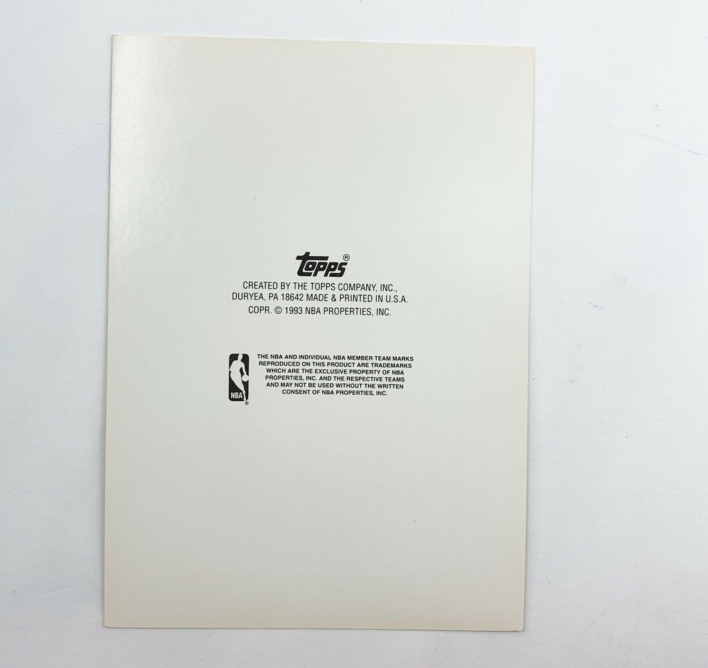 1993 Topps Archives Master Photo Patrick Ewing Knicks 5"x7" Color #1 Draft Photo