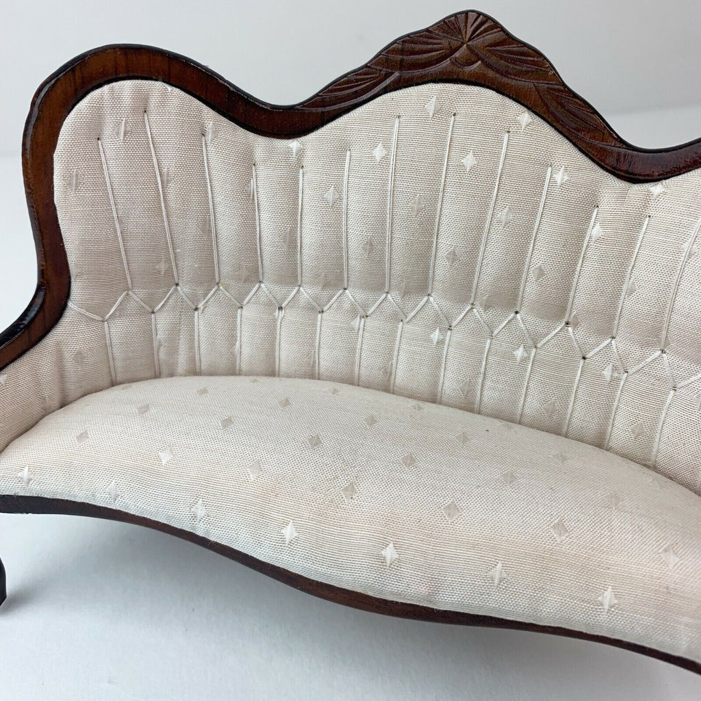 Dollhouse Miniature Victorian Living Room Furniture Sofa Couch