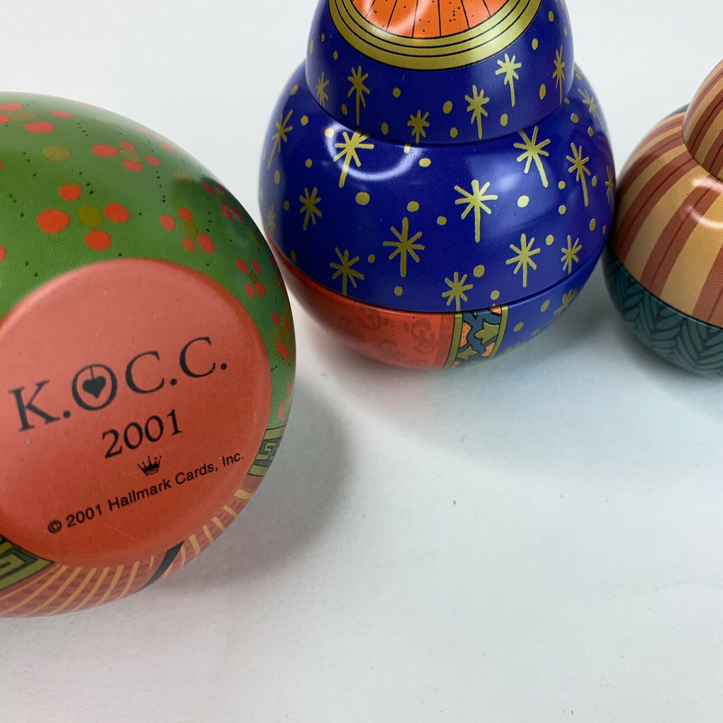 Hallmark Nesting Nativity Christmas Ornament 2001 Club Edition 5 Piece