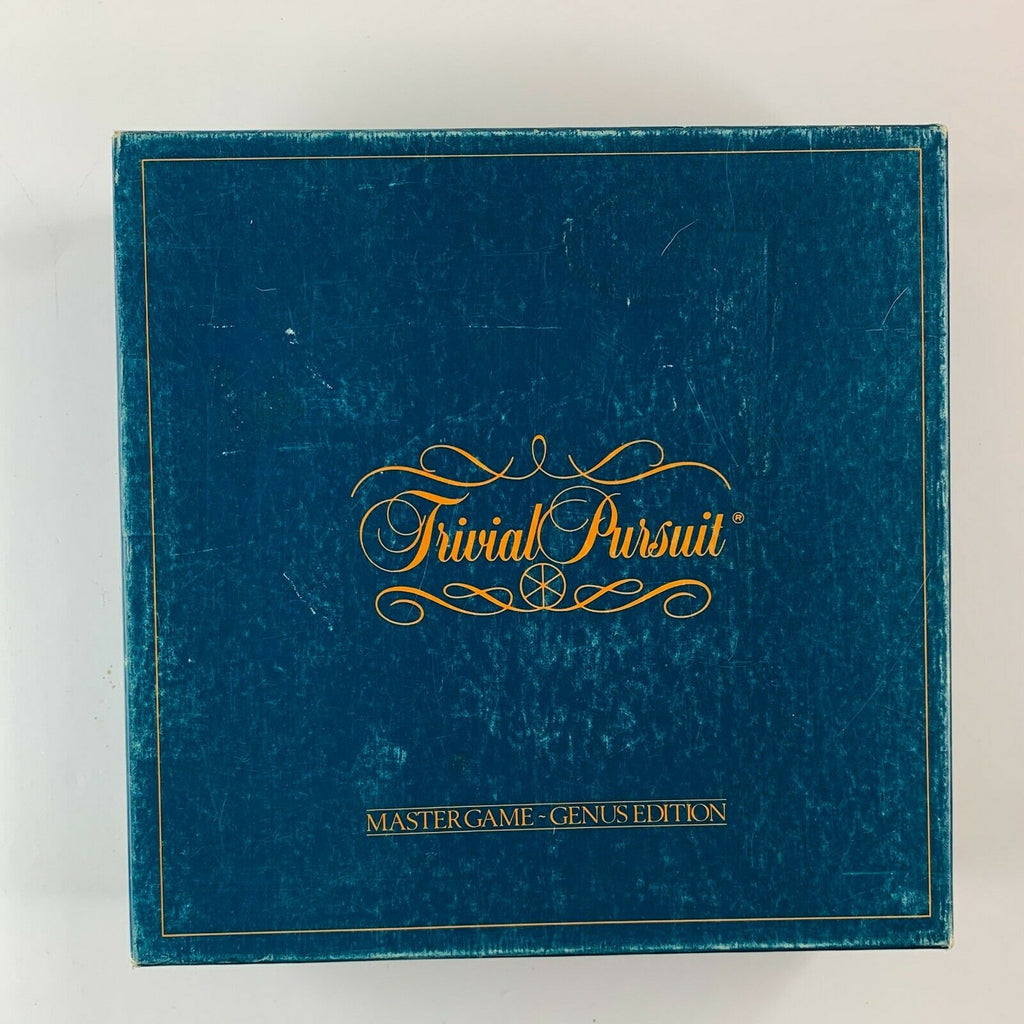 Vintage 1981Trivial Pursuit Master Game Genius Edition Trivia Board Game