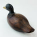 Hand Crafted Wooden Duck Brass Beak Decoy Wooden Ware Seattle Washington