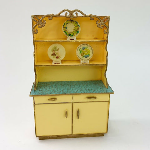 Vintage Ideal Kitchen Cabinet Dollhouse Furniture