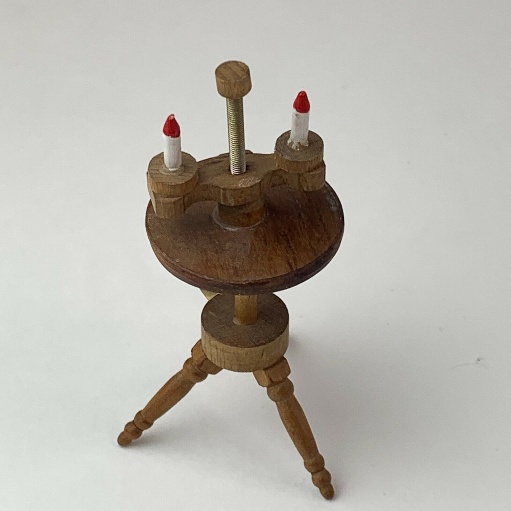 Dollhouse Miniature 1972 Reevesline Yarn Winder Wood Tiny House Decoration