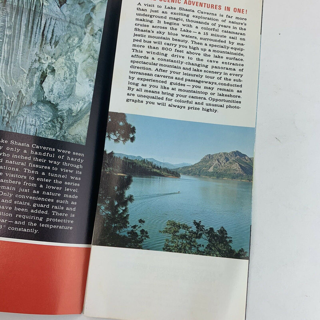 Lake Shasta Caverns Redding Souvenir Brochure California